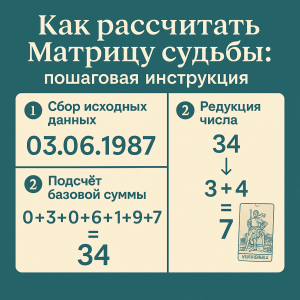 Как рассчитать Матрицу судьбы: пошаговая инструкция