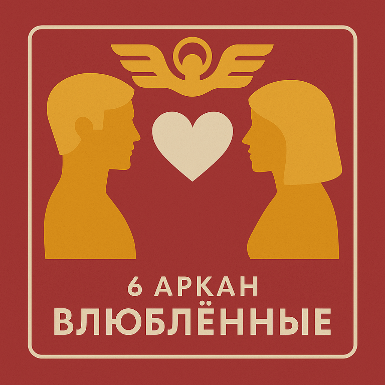 Аркан 6 Влюблённые в Матрице судьбы: что означает и как проявляется