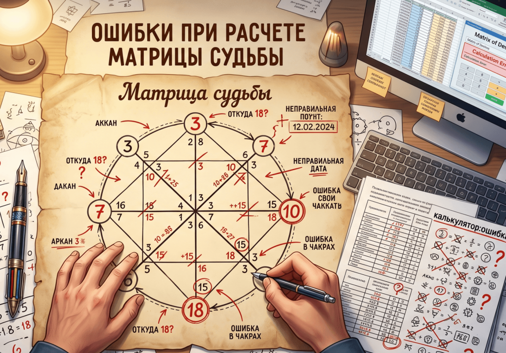Ошибки при расчете
