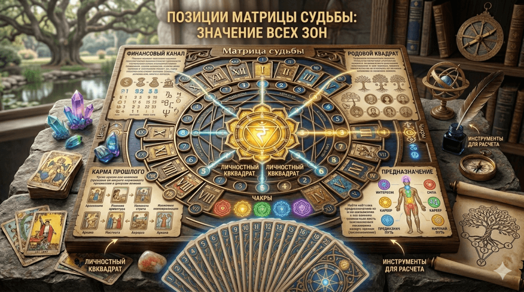 Позиции Матрицы судьбы