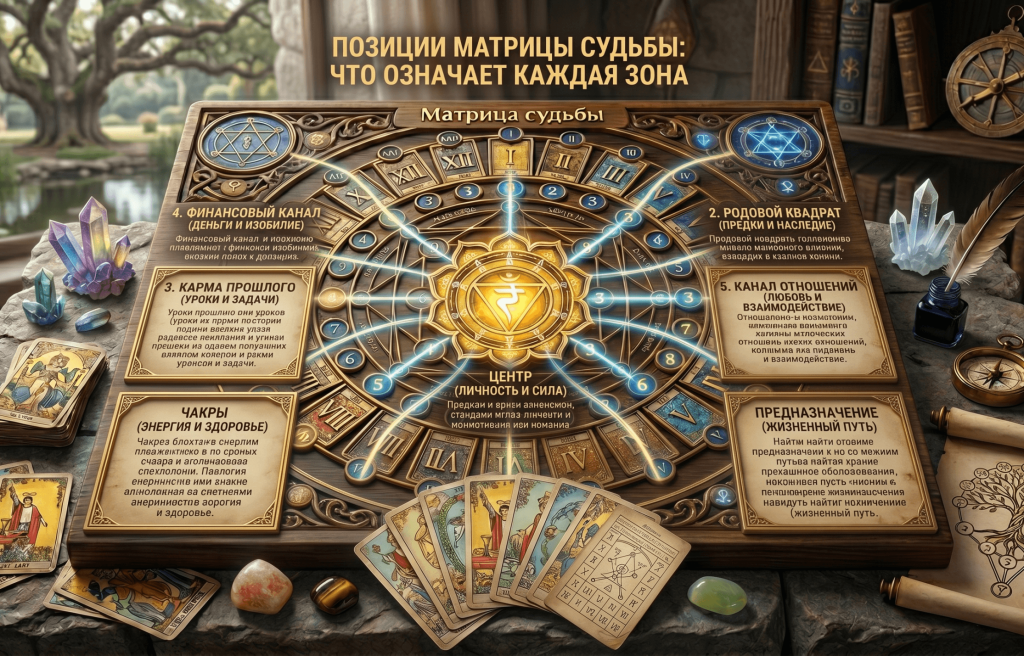 Позиции Матрицы судьбы