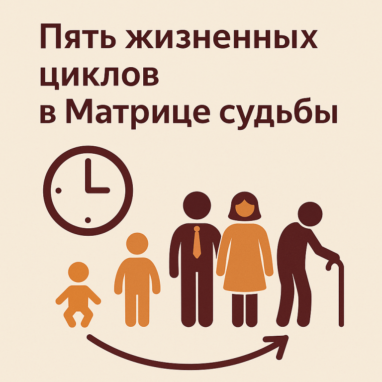 Пять жизненных циклов в Матрице судьбы