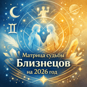 Матрица судьбы Близнецы 2026: прогноз для женщин и мужчин