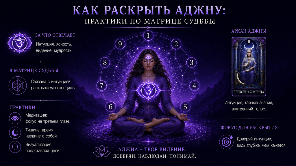Как раскрыть аджну