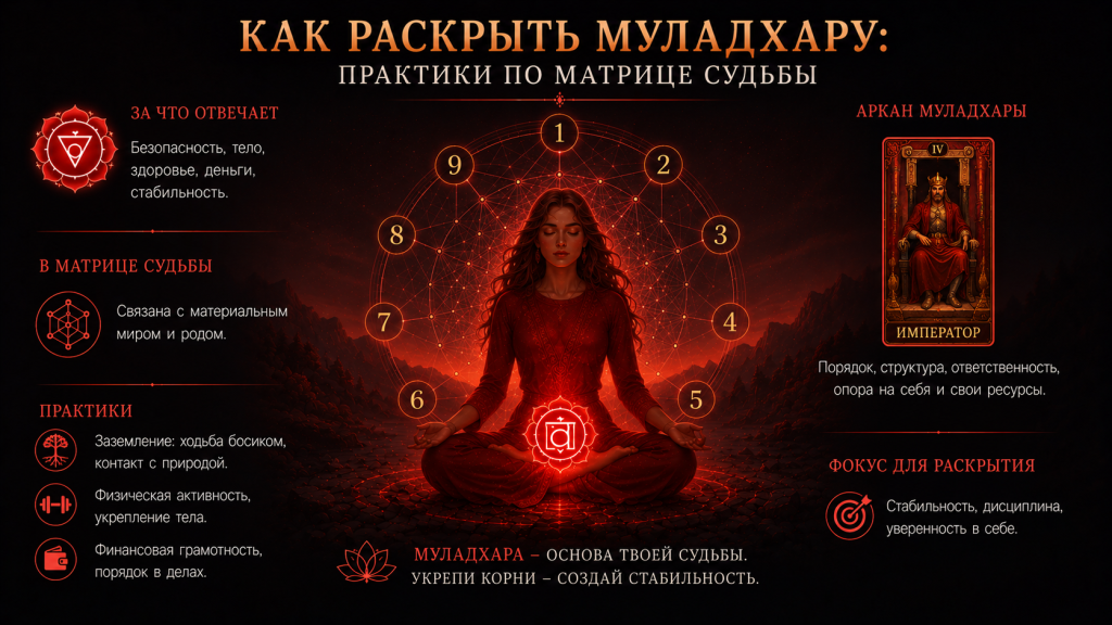 Как раскрыть муладхару
