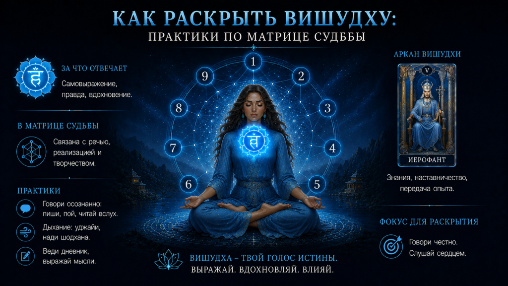 Как раскрыть вишудху