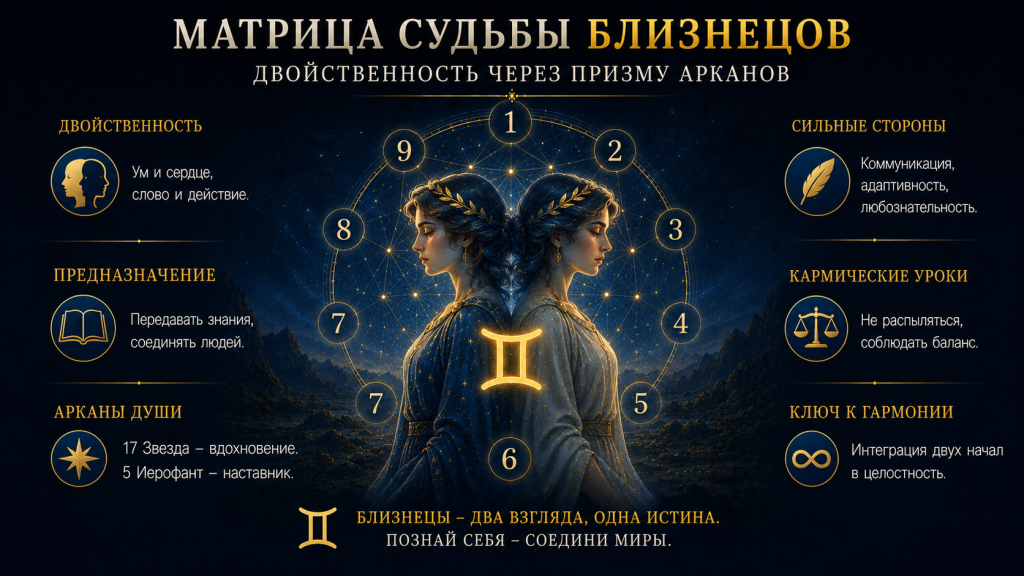 Матрица судьбы Близнецов