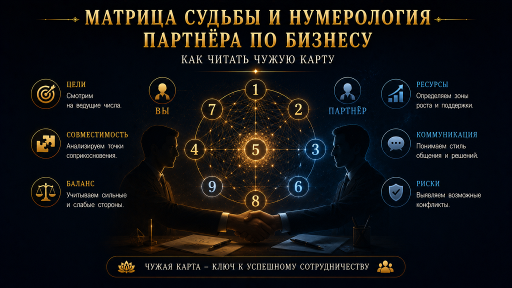 Матрица судьбы и нумерология партнёра по бизнесу