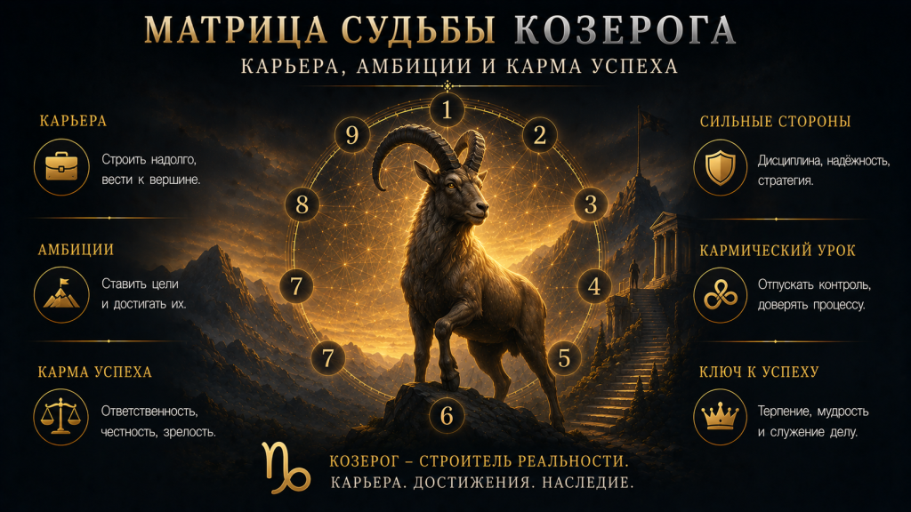 Матрица судьбы Козерога