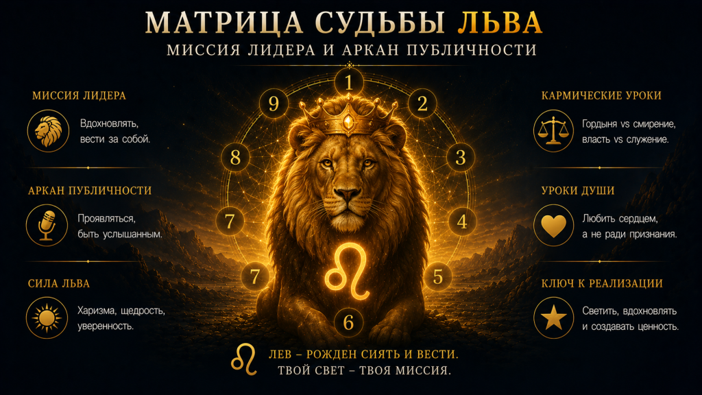Матрица судьбы Льва