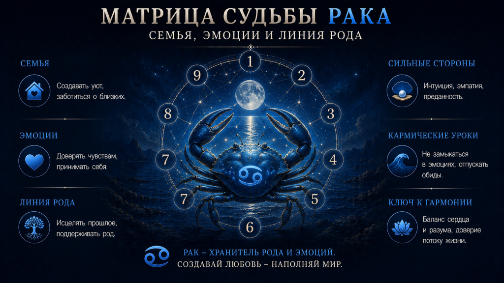 Матрица судьбы Рака