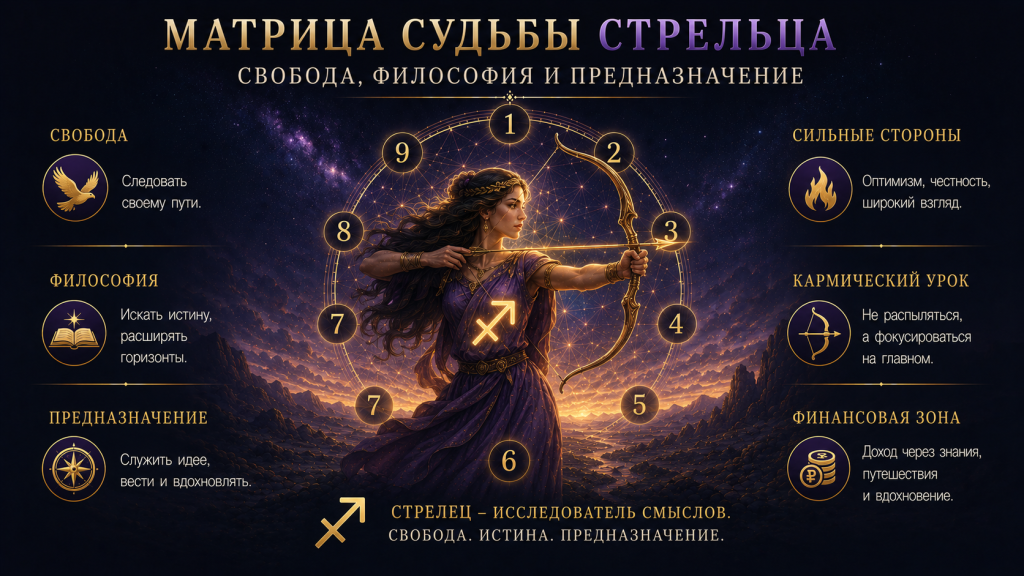 Матрица судьбы Стрельца