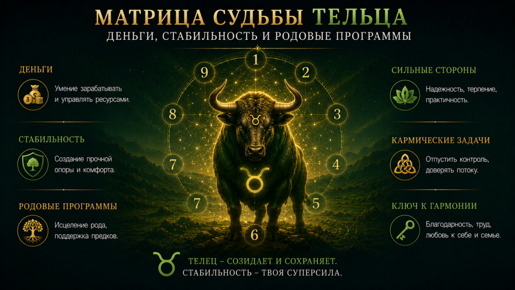 Матрица судьбы Тельца