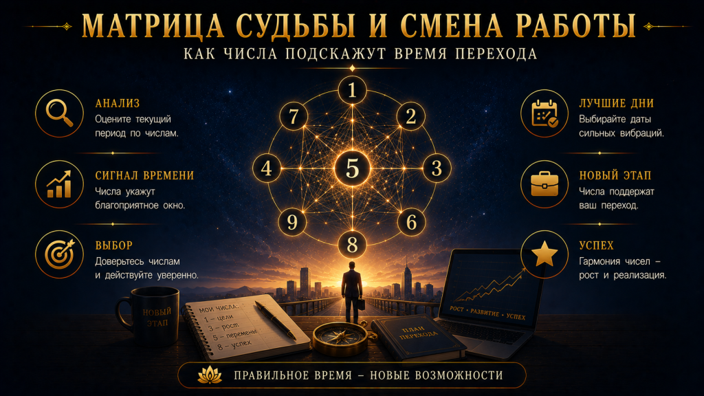 Матрица судьбы и смена работы