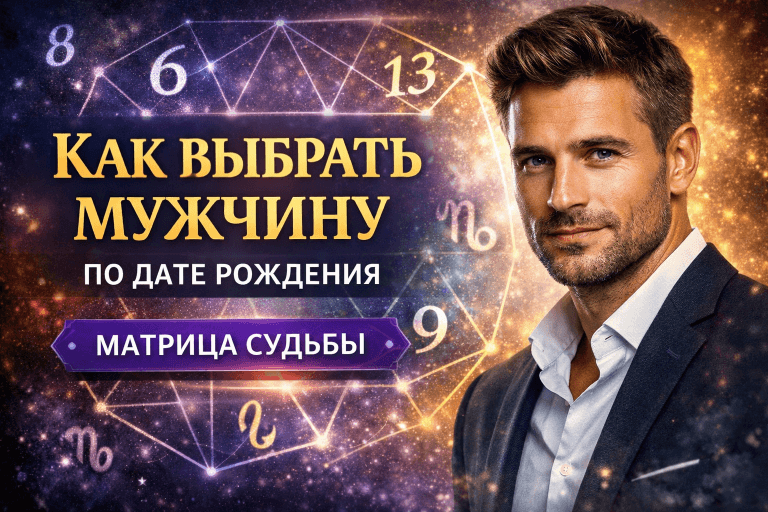 Как выбрать мужчину по дате рождения через Матрицу судьбы