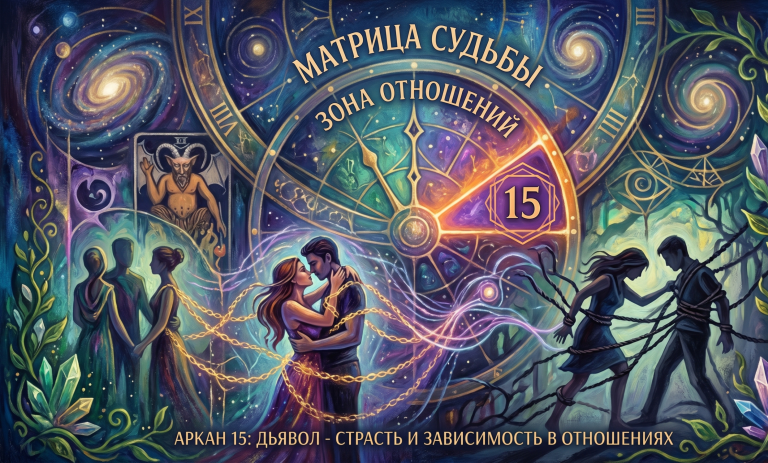 15 аркан в зоне отношений матрицы судьбы: почему возникает зависимость и как её преодолеть