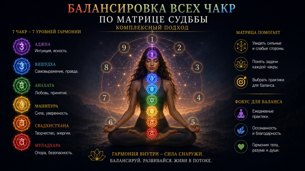 Балансировка всех чакр