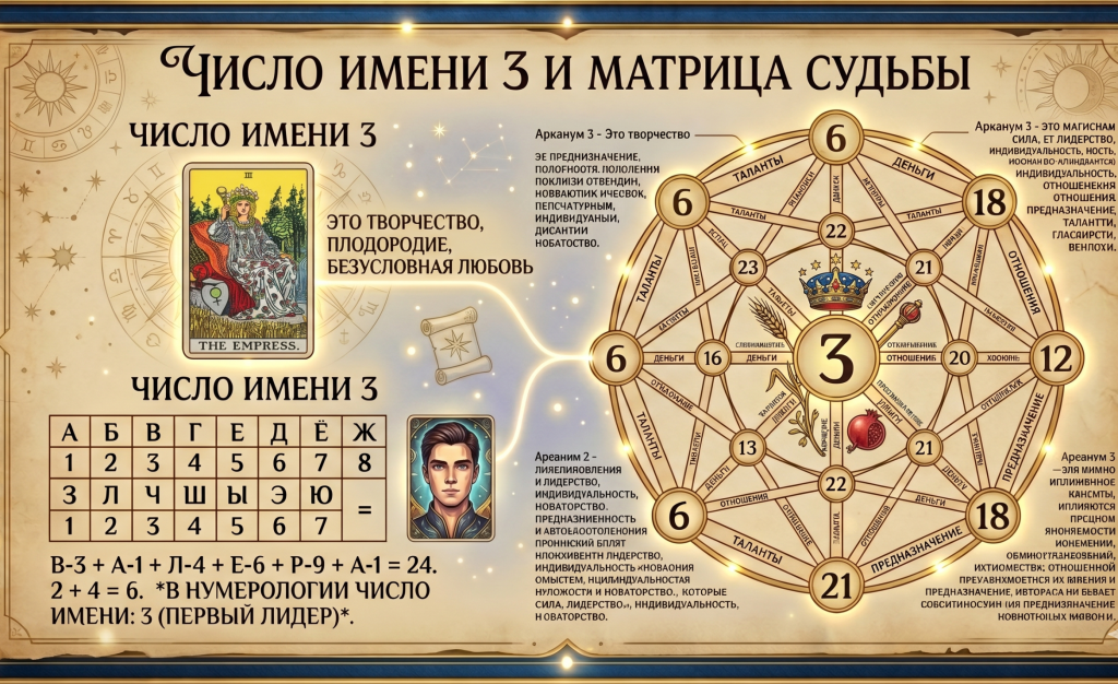 Число имени 3