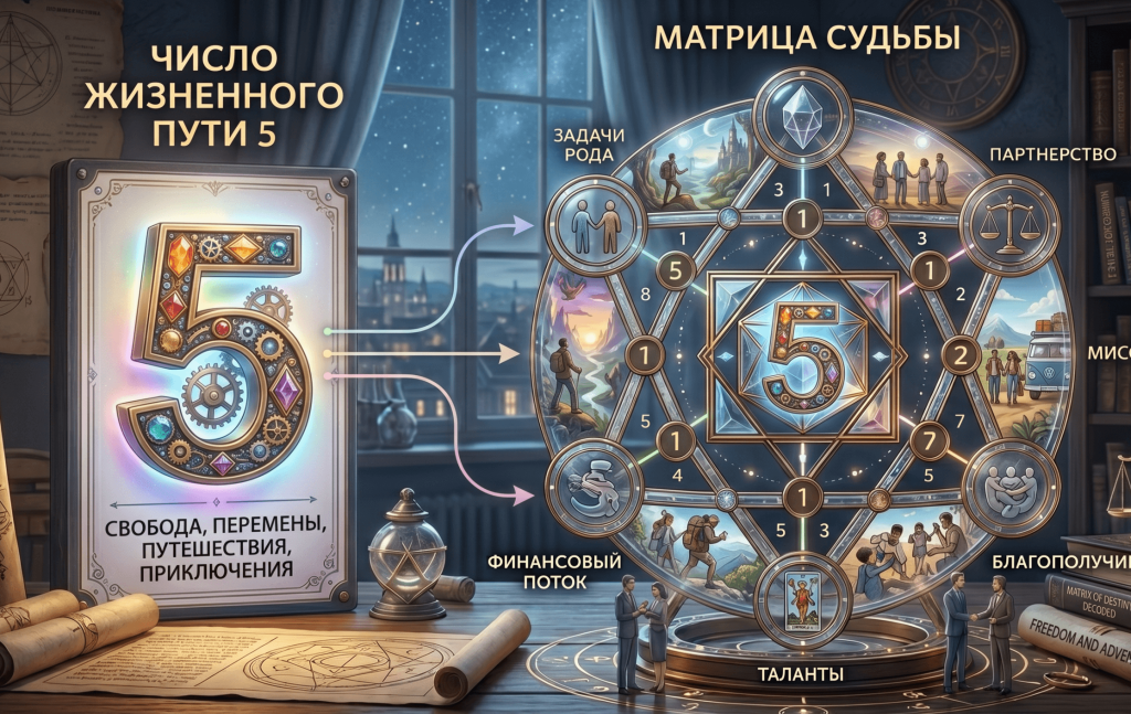 Число жизненного пути 5
