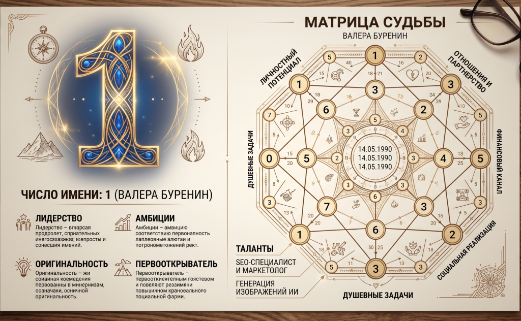 Число имени 1