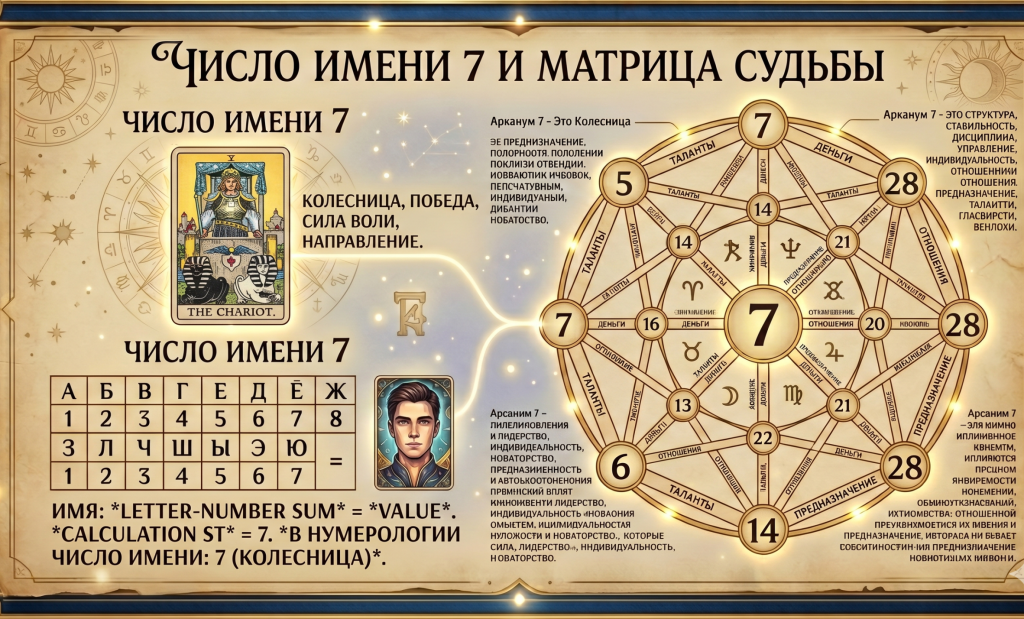 Число имени 7