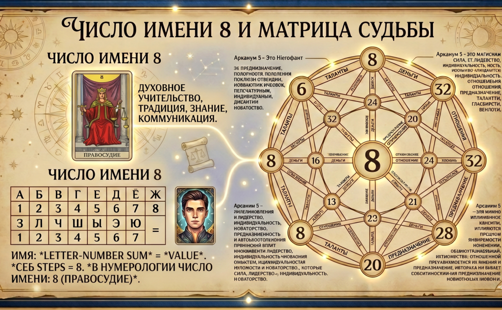 Число имени 8