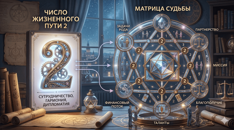 Число жизненного пути 2 в матрице судьбы: что скрывает аркан дипломата