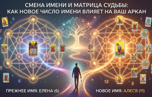 cмена имени и матрица судьбы