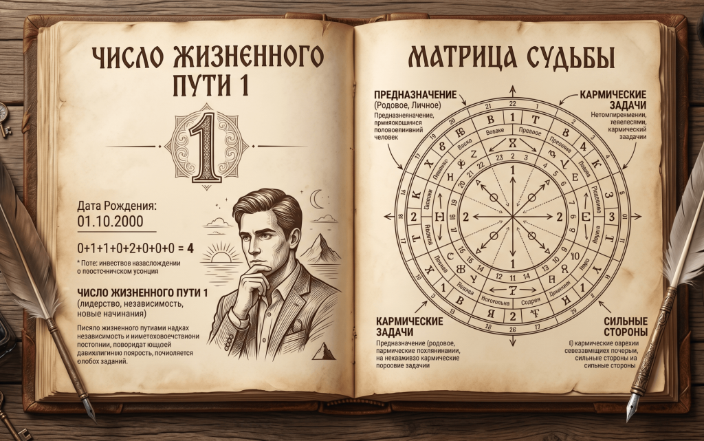 Число жизненного пути 1