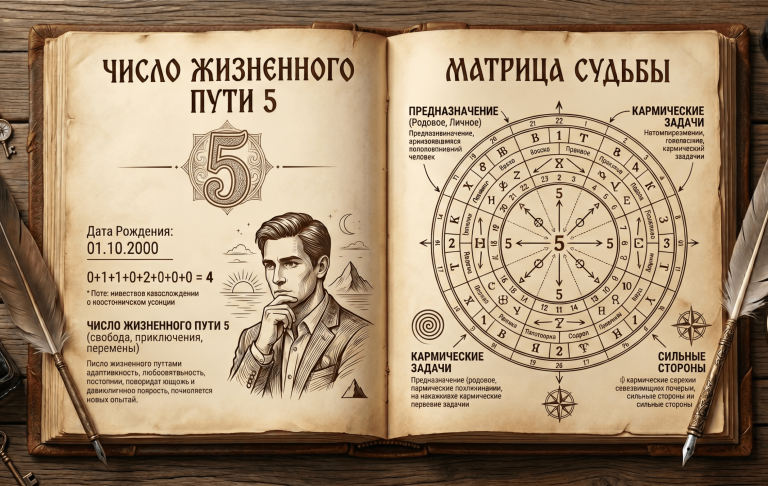 Число жизненного пути 5 и матрица судьбы: почему матрица подтверждает страх остановиться