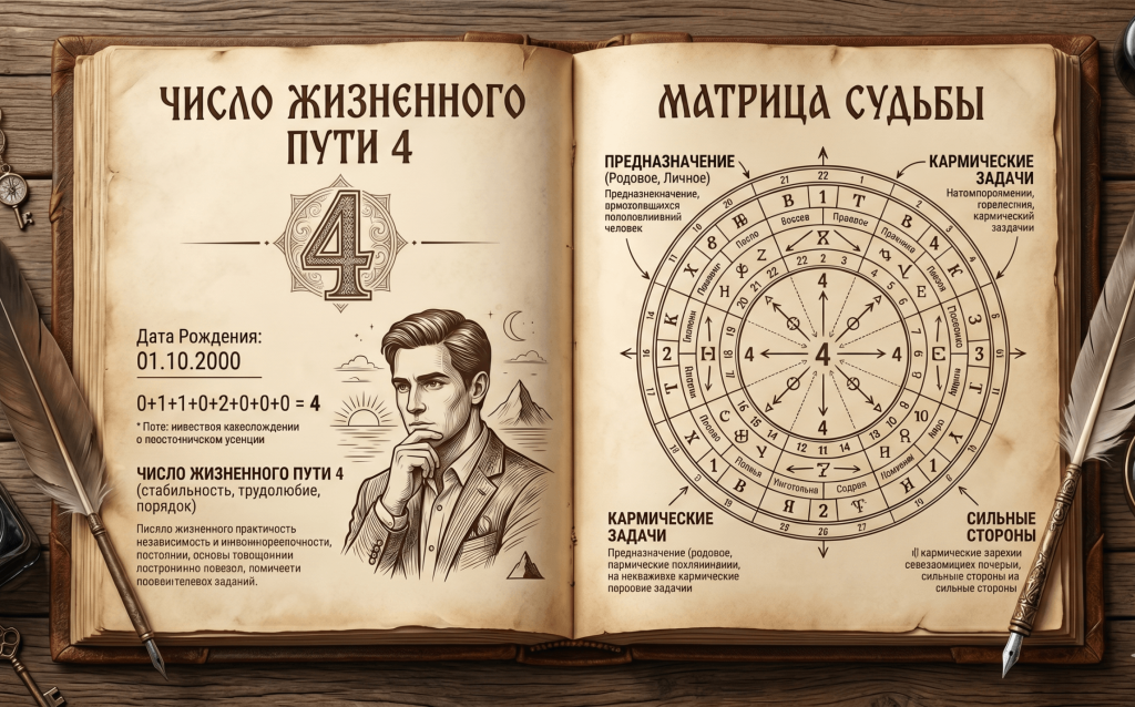 Число жизненного пути 4