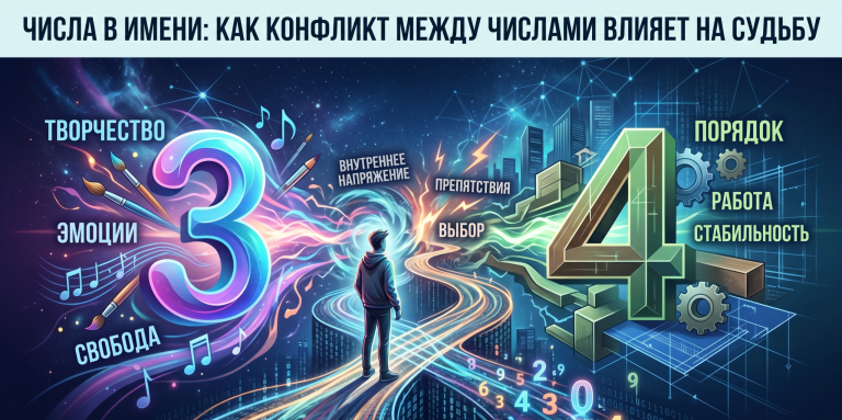 Числа в имени: как конфликт между числами влияет на судьбу