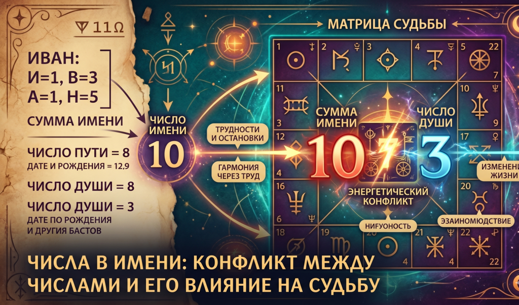 Числа в имени