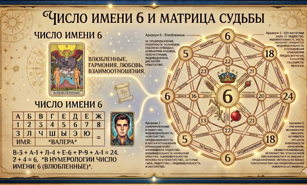 Число имени 6