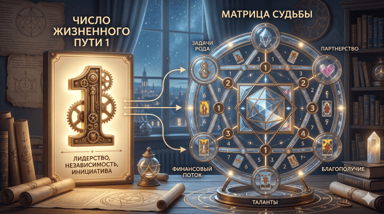 Число жизненного пути 1 и матрица судьбы: что аркан центра говорит о вашем лидерстве
