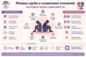 Матрица судьбы и созависимые отношения: числовые корни зависимости
