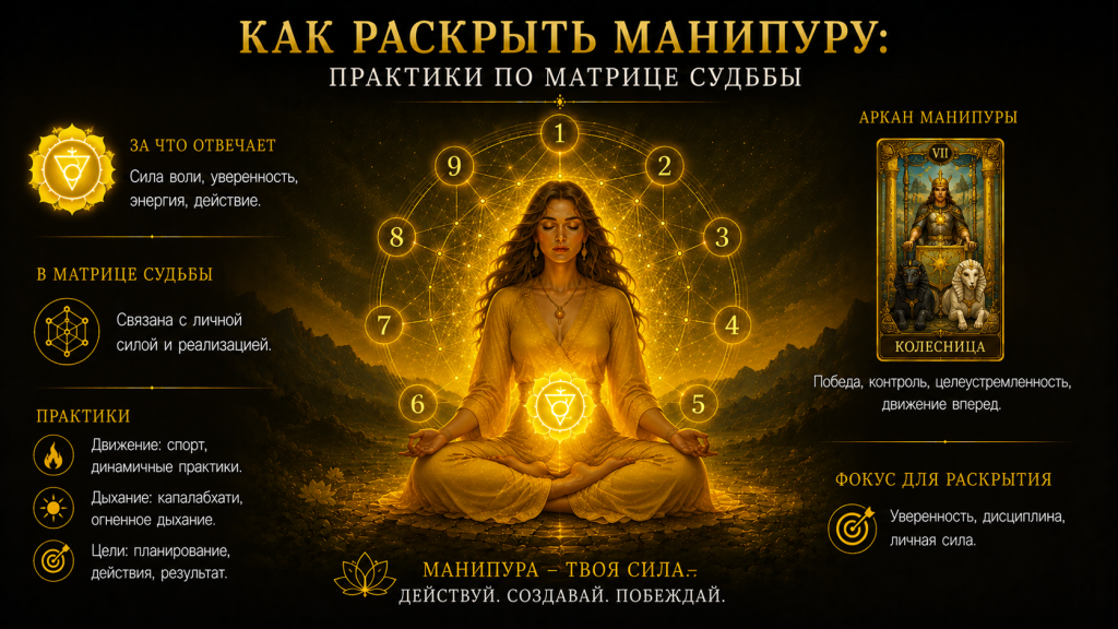 Как раскрыть манипуру