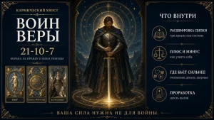 Программа 21-10-7 в матрице судьбы: Воин веры