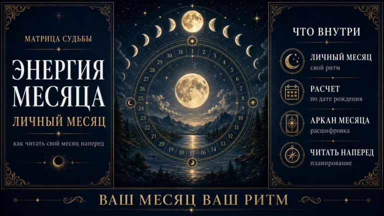 Матрица судьбы и энергия месяца: как читать личный месяц наперёд