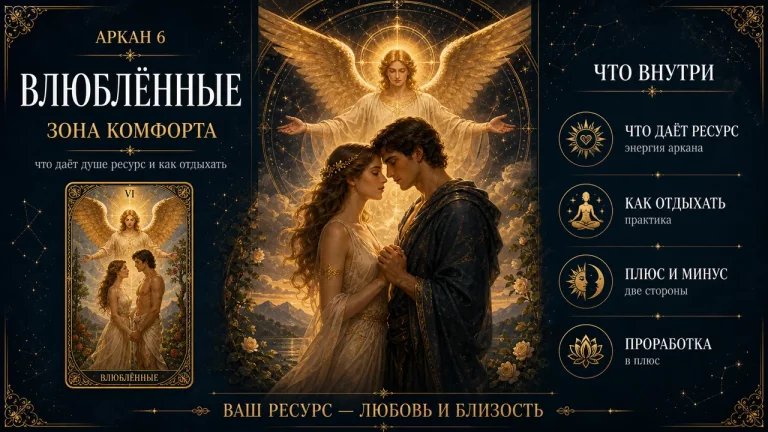 Зона комфорта в матрице судьбы: аркан 6 Влюблённые — что даёт душе ресурс и как отдыхать