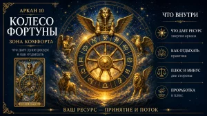 Аркан 10 Колесо Фортуны в зоне комфорта матрицы судьбы