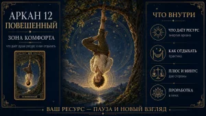 Аркан 12 Повешенный в зоне комфорта матрицы судьбы