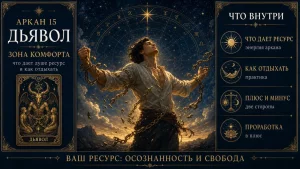 Аркан 15 Дьявол в зоне комфорта матрицы судьбы
