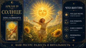 Аркан 19 Солнце в зоне комфорта матрицы судьбы
