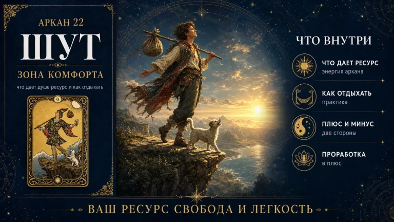 Аркан 22 Шут в зоне комфорта матрицы судьбы