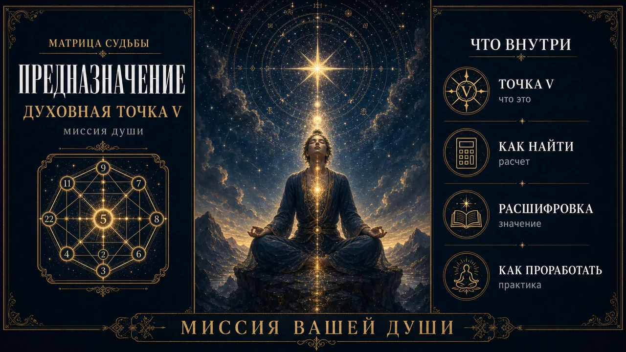 Духовное предназначение в матрице судьбы: точка В и миссия души