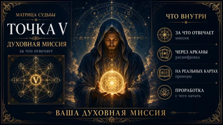 Точка В в матрице судьбы: за что отвечает духовная миссия