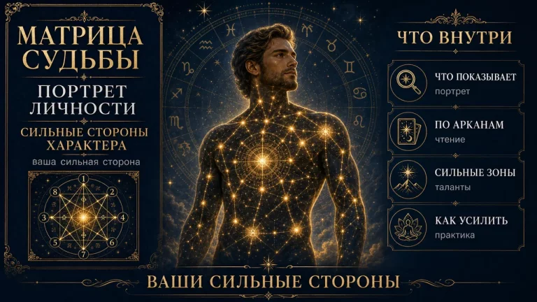 Портрет личности в матрице судьбы: сильные стороны характера