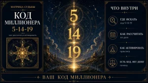 Код миллионера в матрице судьбы 5-14-19: как рассчитать и активировать