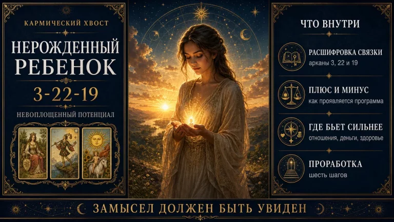 Программа 3-22-19 в матрице судьбы: Нерождённый ребёнок